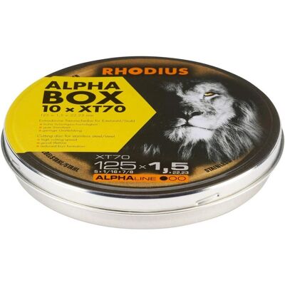 Rhodius XT70 Cutting Disc - Inox, Extra Thin, 125mm Rhodius XT70 Cutting Disc - Inox, Extra Thin, 125mm