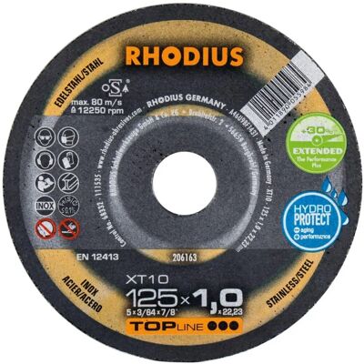 Rhodius 211294 Rostfritt stål skivor - 125mm 25 st Rhodius 211294 Rostfritt stål skivor - 125mm 25 st