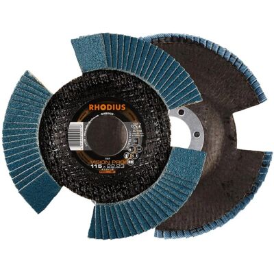 Rhodius 211308 Vision Pro Pack Scheibensatz - Segmentiert 115mm - Metall Rhodius 211308 Vision Pro Pack Scheibensatz - Segmentiert 115mm - Metall
