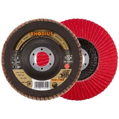 Rhodius Jumbo Speed Pack Schleifmittel 125mm K80 INOX Rhodius Jumbo Speed Pack Schleifmittel 125mm K80 INOX