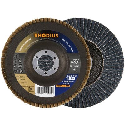 RHODIUS 125 mm Segmenteret slibeskive - Slibeværktøj RHODIUS 125 mm Segmenteret slibeskive - Slibeværktøj