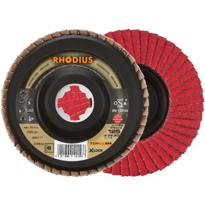 Rhodius Modell ø 115 x 22,23 K80 - Schleifscheibe für Ventilator Rhodius Modell ø 115 x 22,23 K80 - Schleifscheibe für Ventilator
