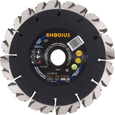 Rhodius Wall Slot Cutter - Diamond LD404 - All-in-One Rhodius Wall Slot Cutter - Diamond LD404 - All-in-One