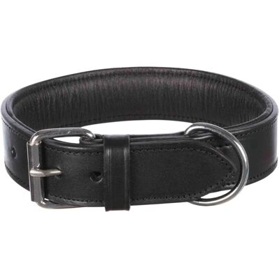 Trixie Active Läder Hundhalsband - Medium - 38–45 cm - Svart Trixie Active Läder Hundhalsband - Medium - 38–45 cm - Svart