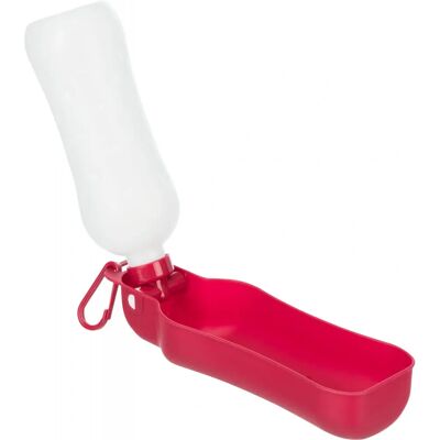 Trixie Hundereise Wasserflasche & Schüssel - Rot - 0,5L Trixie Hundereise Wasserflasche & Schüssel - Rot - 0,5L