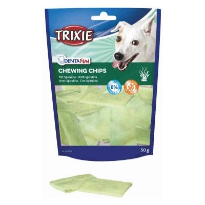 Trixie TX-2674 Snacks pour chiens - Cuir naturel, spiruline, hygiène dentaire - Publicité Trixie TX-2674 Snacks pour chiens - Cuir naturel, spiruline, hygiène dentaire - Publicité