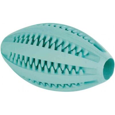 Trixie DENTAfun Rugby, Menthe, caoutchouc, 11 cm Trixie DENTAfun Rugby, Menthe, caoutchouc, 11 cm