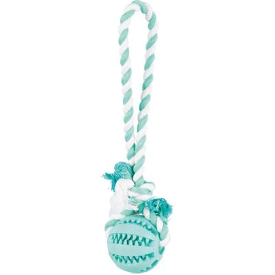 Trixie Hundespielzeug mit Gummiball & Seil - Ø 7cm/24cm Trixie Hundespielzeug mit Gummiball & Seil - Ø 7cm/24cm