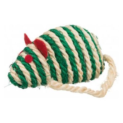 Souris en sisal Trixie - Jouet pour chat 10cm - Avec herbe à chat naturelle Souris en sisal Trixie - Jouet pour chat 10cm - Avec herbe à chat naturelle