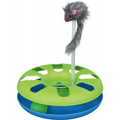 Trixie Hunde- und Katzen-Spielzeug - 4135 mit beweglicher Kugel & Plüschmaus Trixie Hunde- und Katzen-Spielzeug - 4135 mit beweglicher Kugel & Plüschmaus