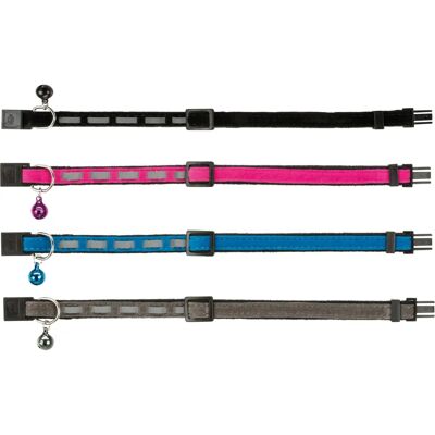 Trixie Fluwelen Kattenhalsband - Reflecterend, One Size Trixie Fluwelen Kattenhalsband - Reflecterend, One Size