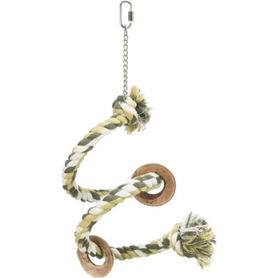 TRIXIE Smådjurshabitat Dekor - Spiralrep 50cm TRIXIE Smådjurshabitat Dekor - Spiralrep 50cm