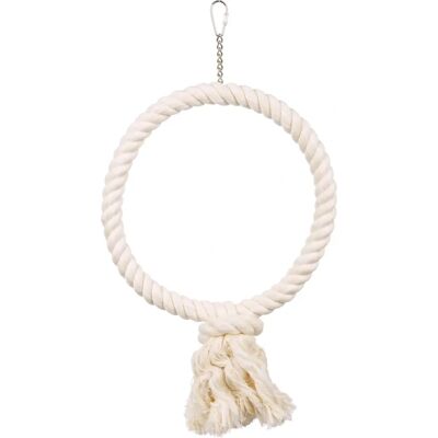 Decorazione habitat per piccoli animali Trixie - Anello di supporto, cotone, 25cm Decorazione habitat per piccoli animali Trixie - Anello di supporto, cotone, 25cm
