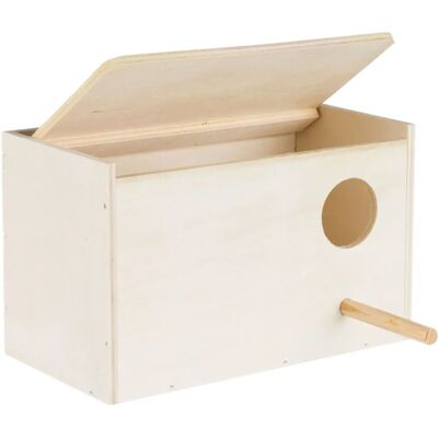 Trixie Nest Box - Natural Wood - Bird Breeding Trixie Nest Box - Natural Wood - Bird Breeding