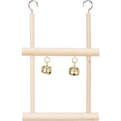 Decorazione habitat piccoli animali Trixie - Trapezio oscillante doppio 12x20cm Decorazione habitat piccoli animali Trixie - Trapezio oscillante doppio 12x20cm