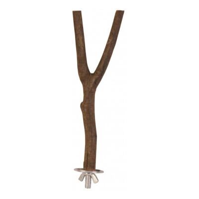 Support de cage à oiseaux Trixie avec perchoir en Y - Accessoire pour petits oiseaux - Publicité Support de cage à oiseaux Trixie avec perchoir en Y - Accessoire pour petits oiseaux - Publicité
