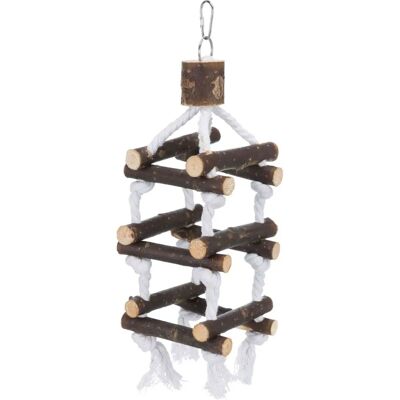 Décor d'Habitat pour Petits Animaux Trixie - Échelle en Bois 34cm Décor d'Habitat pour Petits Animaux Trixie - Échelle en Bois 34cm