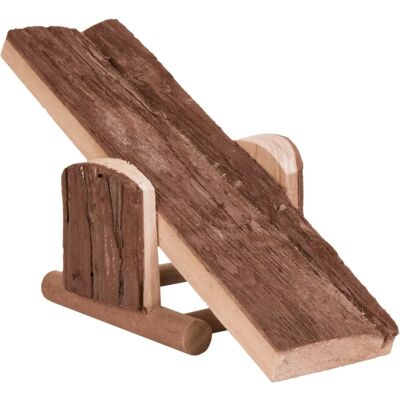 Trixie Tobboggan pour Petits Animaux - Jouet en Bois 22x7x8 cm - Publicité Trixie Tobboggan pour Petits Animaux - Jouet en Bois 22x7x8 cm - Publicité