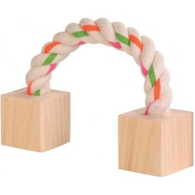 Trixie Speelgoed met houten blokken voor kleine dieren - 20cm Trixie Speelgoed met houten blokken voor kleine dieren - 20cm