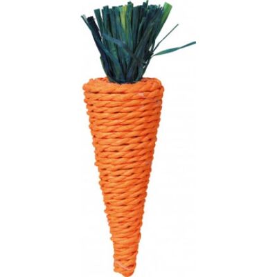 Giocattolo Trixie Carota di Paglia per Piccoli Animali - 20cm Giocattolo Trixie Carota di Paglia per Piccoli Animali - 20cm