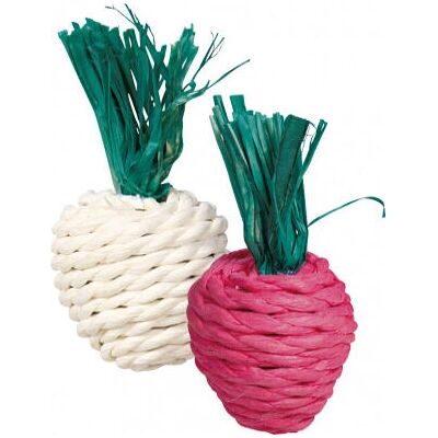 Trixie Giocattoli di Paglia per Piccoli Animali - Ravanello & Rettich - 8cm Trixie Giocattoli di Paglia per Piccoli Animali - Ravanello & Rettich - 8cm