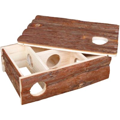 Habitat Trixie per piccoli animali - Legno naturale, 35x11x25 cm Habitat Trixie per piccoli animali - Legno naturale, 35x11x25 cm