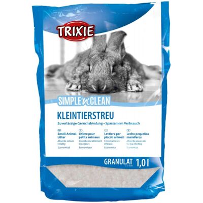 Trixie Lettiera per Piccoli Animali - Granulato di Silice per conigli, criceti - 1L Trixie Lettiera per Piccoli Animali - Granulato di Silice per conigli, criceti - 1L