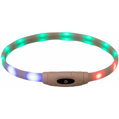 Trixie Hvit XS-XL LED Hundehalsbånd - Vannavstøtende og USB-oppladbar Trixie Hvit XS-XL LED Hundehalsbånd - Vannavstøtende og USB-oppladbar