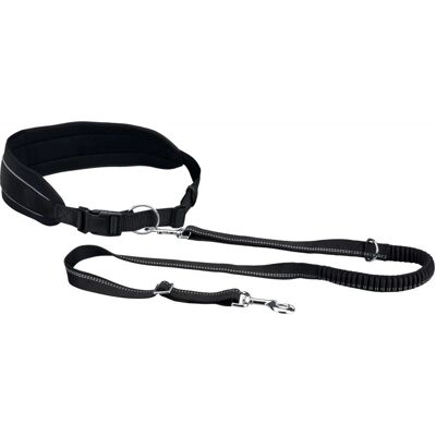 Trixie Mittel/Große Hunde Bauchgurt mit Leine - Schwarz Trixie Mittel/Große Hunde Bauchgurt mit Leine - Schwarz