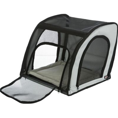 Trixie Haustier Autositz Grau/Schwarz - Transportbox Trixie Haustier Autositz Grau/Schwarz - Transportbox