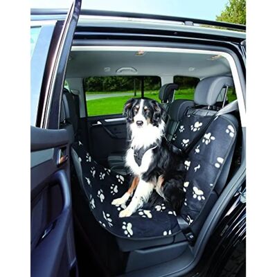 Trixie Autositzbezug - 65x145 cm - Schwarz/Béžé Trixie Autositzbezug - 65x145 cm - Schwarz/Béžé