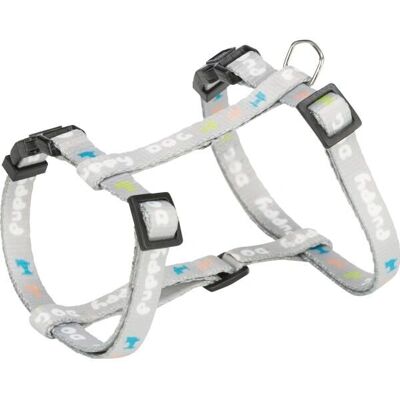 Trixie Light Grey Junior Dog Harness M/L - Puppy, 27-45cm Trixie Light Grey Junior Dog Harness M/L - Puppy, 27-45cm