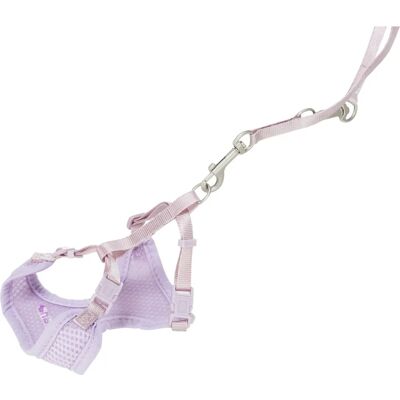 Imbracatura morbida Trixie Junior per cuccioli con guinzaglio - Lilla Imbracatura morbida Trixie Junior per cuccioli con guinzaglio - Lilla