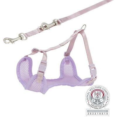 Trixie Junior Lilac Puppy Soft Harness with Lead - Dog Harness Trixie Junior Lilac Puppy Soft Harness with Lead - Dog Harness