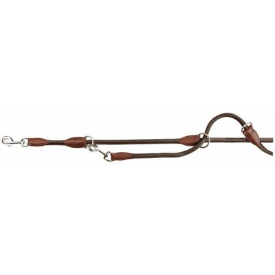 Trixie Active Leder Hundeleine - Verstellbar, Braun, 2m, L/XL Trixie Active Leder Hundeleine - Verstellbar, Braun, 2m, L/XL