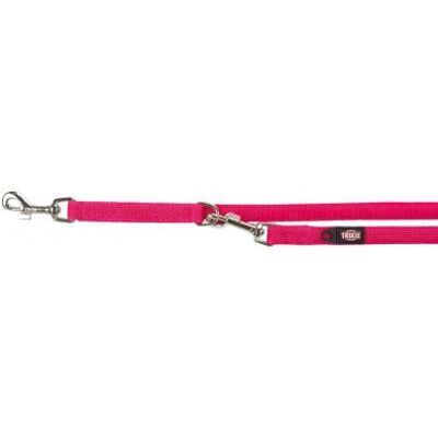 TRIXIE Pink Dog Lead - Adjustable 3-Position Breathable Mesh TRIXIE Pink Dog Lead - Adjustable 3-Position Breathable Mesh