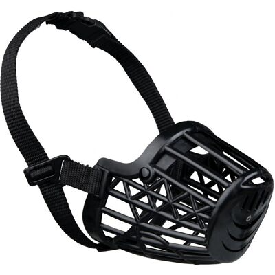 Museruola in plastica nera piccola Trixie - dog muzzle Museruola in plastica nera piccola Trixie - dog muzzle