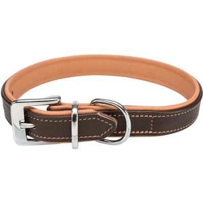 Collare in pelle Trixie per cani - Medio - 37–44 cm - Marrone Collare in pelle Trixie per cani - Medio - 37–44 cm - Marrone