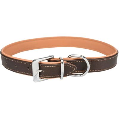 Collare in Pelle Trixie Active Comfort - Marrone Chiaro - Collare per cani Collare in Pelle Trixie Active Comfort - Marrone Chiaro - Collare per cani