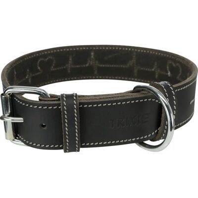 Trixie Rustiek Fatlederen Hartslag Hondenhalsband - Medium - 38–47 cm Trixie Rustiek Fatlederen Hartslag Hondenhalsband - Medium - 38–47 cm
