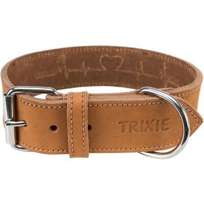 Collare per cani Trixie - Heartbeat Pelle rustica - 38-47 cm - Marrone Collare per cani Trixie - Heartbeat Pelle rustica - 38-47 cm - Marrone