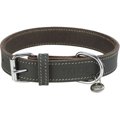 Coleira de Couro Trixie M/L - Coleiras para cães Coleira de Couro Trixie M/L - Coleiras para cães