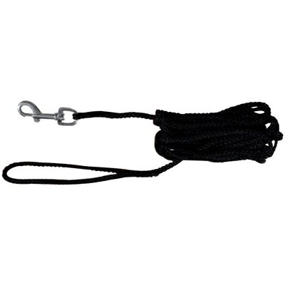 Trixie Black Dog/Cat Lead - 15m Nylon Training Lead Trixie Black Dog/Cat Lead - 15m Nylon Training Lead