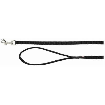 Trixie Leder Doppelt Schwarzer Hundeleine - Leine für Große Hunde Trixie Leder Doppelt Schwarzer Hundeleine - Leine für Große Hunde