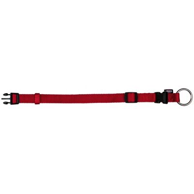 Coleira para cães Trixie S/M - Vermelha - 15mm - Ajustável Coleira para cães Trixie S/M - Vermelha - 15mm - Ajustável
