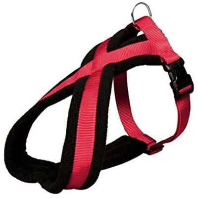 Trixie Premium Fleece-Polstrad Selar - Hund - Röd - Medium Trixie Premium Fleece-Polstrad Selar - Hund - Röd - Medium