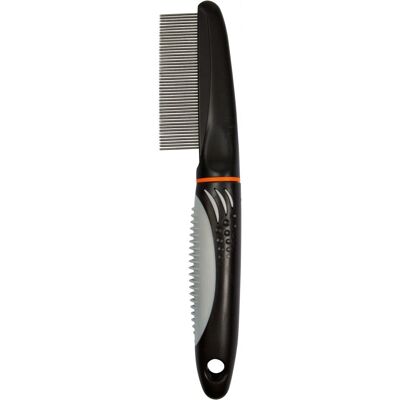 TRIXIE 23764 Djurborste/Kam - Fina tänder, 22cm - Svart TRIXIE 23764 Djurborste/Kam - Fina tänder, 22cm - Svart