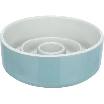 Trixie Small Animal Bowl - Ceramic Slow Feed - 14cm - 450ml Trixie Small Animal Bowl - Ceramic Slow Feed - 14cm - 450ml