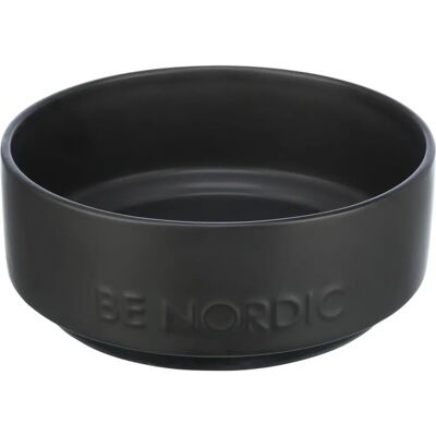 Trixie Be Nordic Black Ceramic & Rubber Feeder - Dog Bowl Trixie Be Nordic Black Ceramic & Rubber Feeder - Dog Bowl