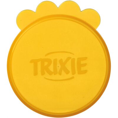 TRIXIE Gul plastdörr till burk - Mat- och vattenaccessoar TRIXIE Gul plastdörr till burk - Mat- och vattenaccessoar